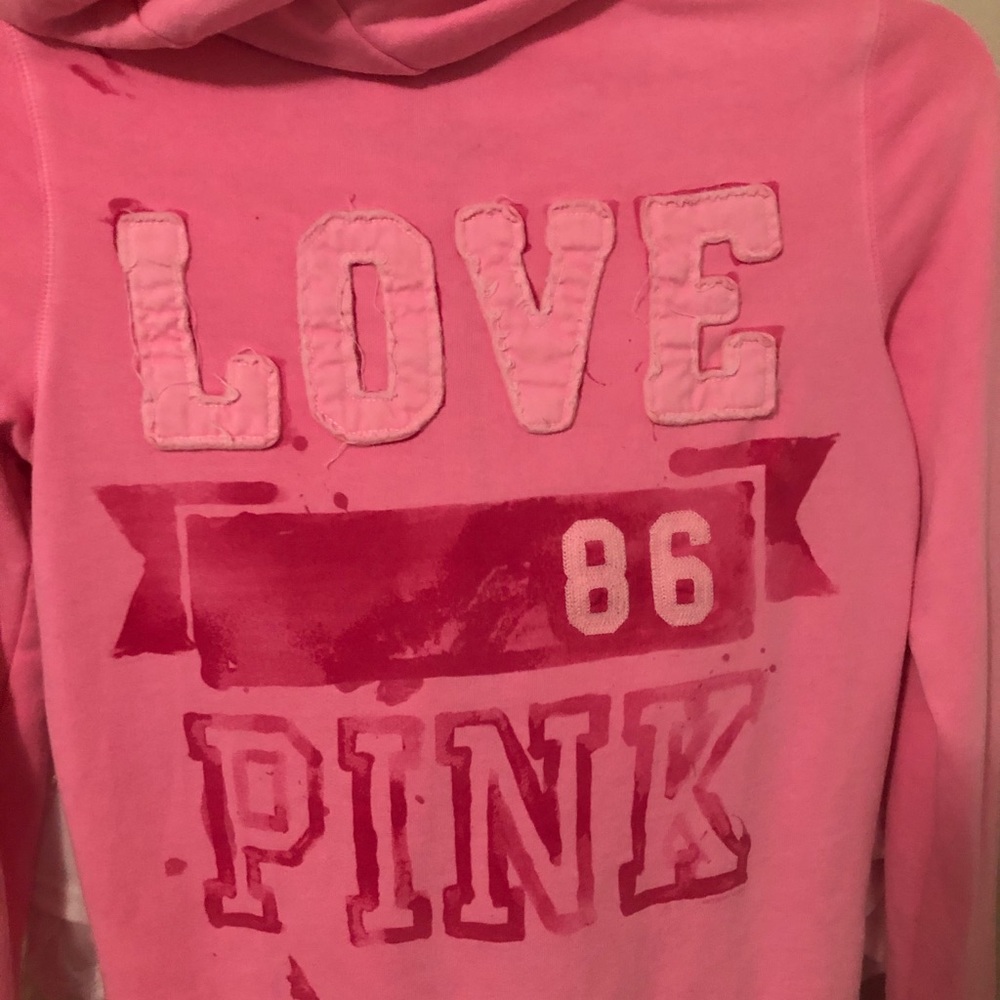 Victoria Secret Pink full zip up hoodie